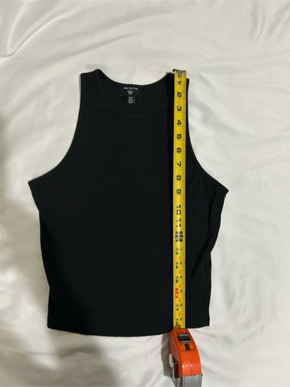 Black Ribbed Tank - Womens Sleeveless Top - Picture 3 of 4